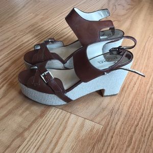 Michael Kors High Sandals size 10